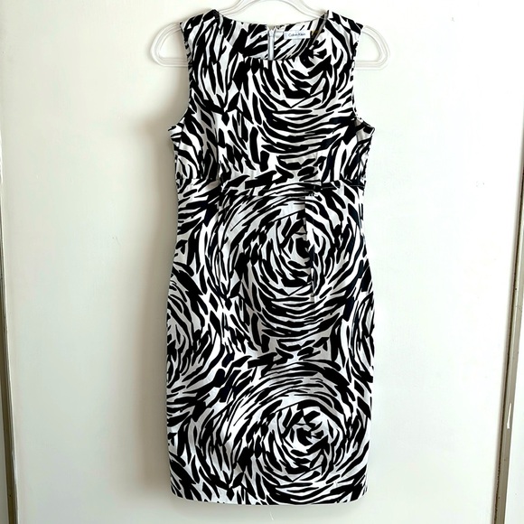 Calvin Klein Dresses & Skirts - Calvin Klein - Zebra Print Sleeveless Sheath Dress